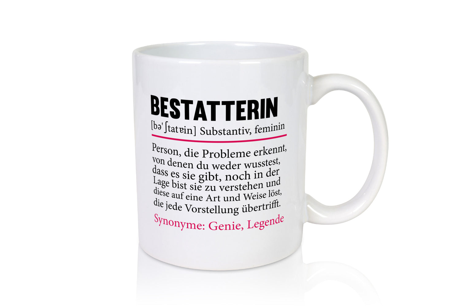 Bestatterin | Beruf Bestattung Totengräberin Humor Arbeit Kollegen Büro