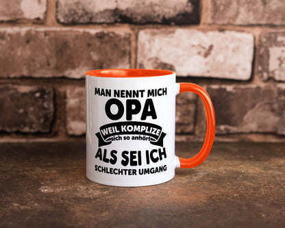 Nenn mich Opa, Komplize schlechter Umgang | Opa Witz Geschenk Familie