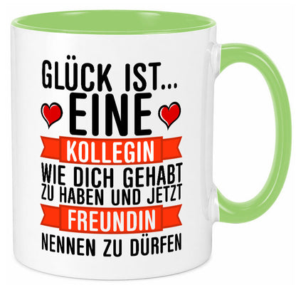 Kollegen Freundin | Arbeitskollegin Lieblingsfreundin lustiger Spruch Geschenk Tasse