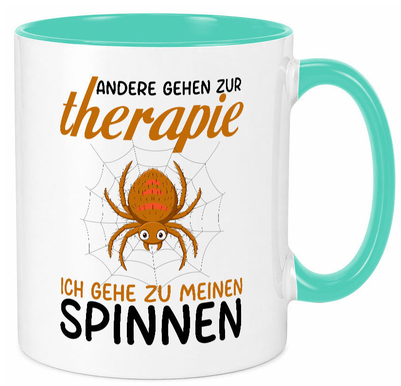 Ich gehe zu meinen Spinnen | Spinnenliebhaber lustiger Spruch Geschenk Humor Tasse