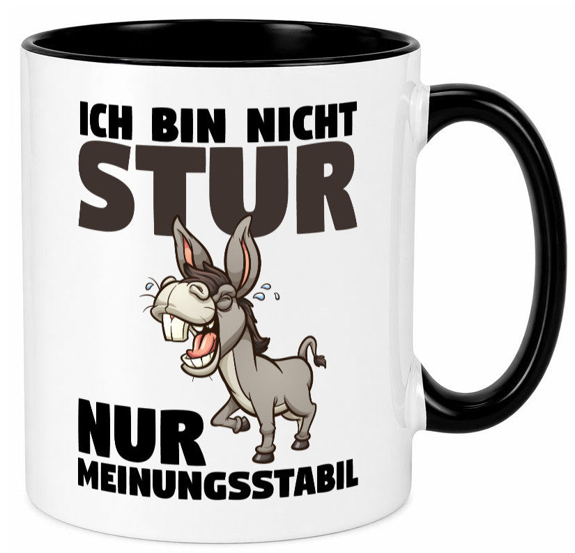 Sturer Esel | Sturkopf Tasse Dickkopf Spruch Humor lustiger Geschenk