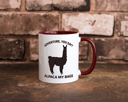 Adventure, Alpaca | Humor Geschenkidee Tasse