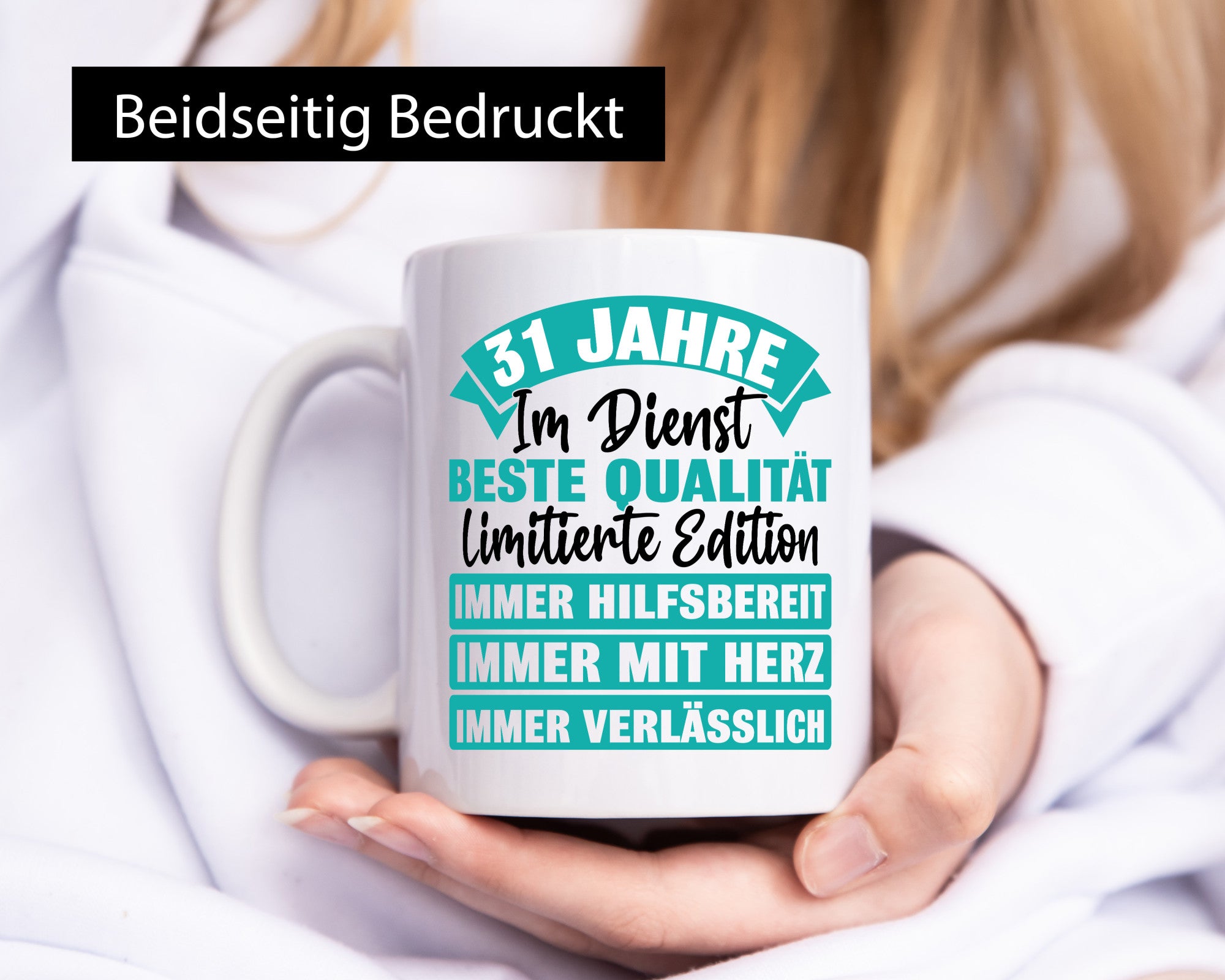 31 Jahre im Dienst | Jubiläum Arbeit Geschenk Kollegen Büro lustiger Spruch
