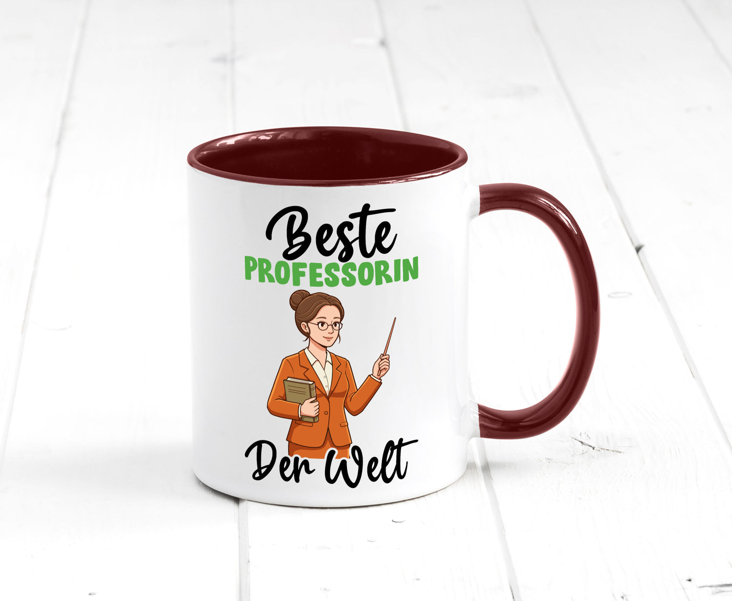 Beste Professorin | Uni Universität v2 Humor Geschenkidee Tasse