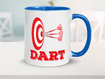 Dartspieler Tasse | Dart Hobby Motiv Spieler lustig Humor Geschenkidee Geschenk