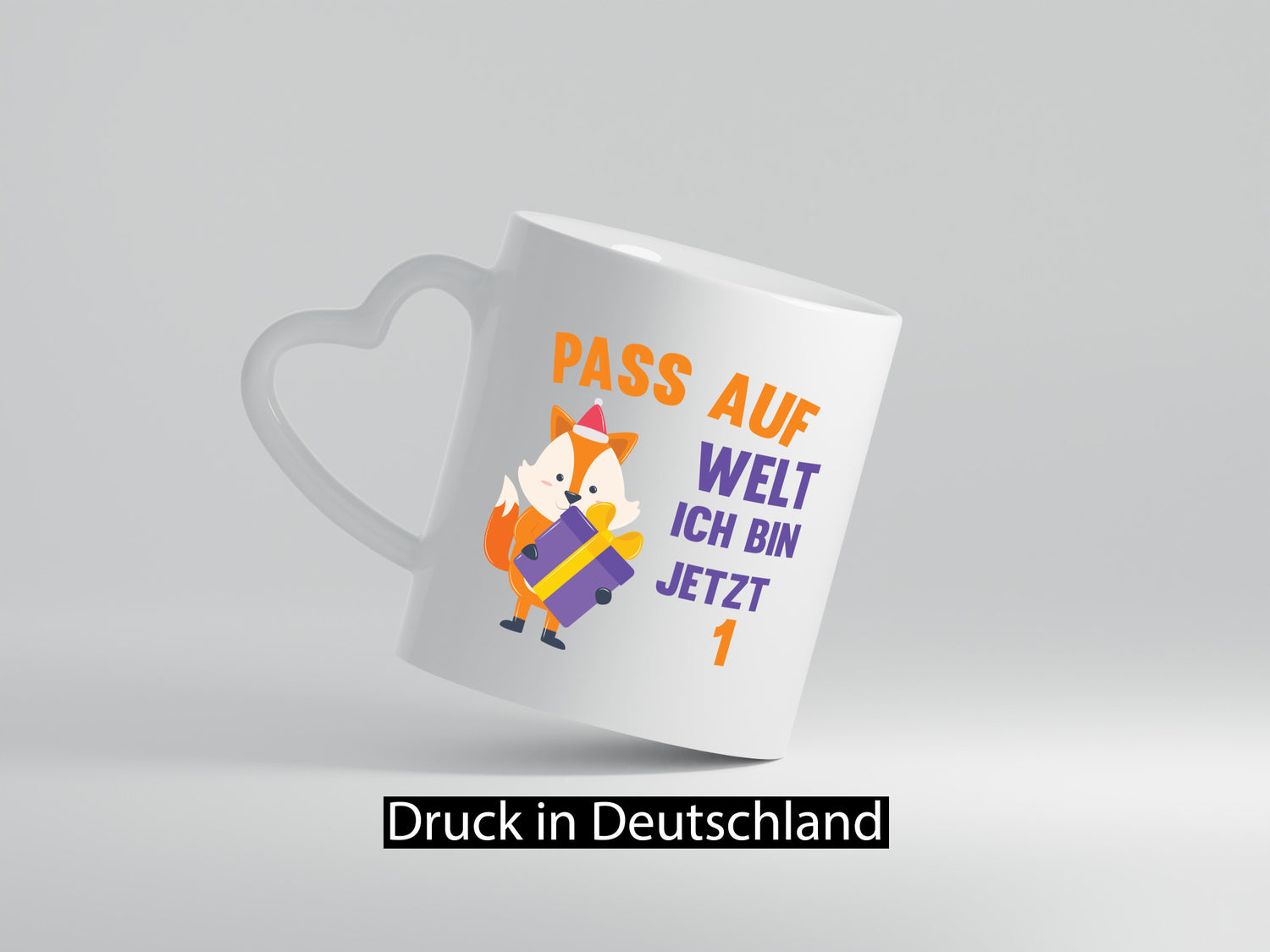 Pass auf Welt ich bin jetzt 1 | Baby Geburtstag lustiger Spruch Geschenk