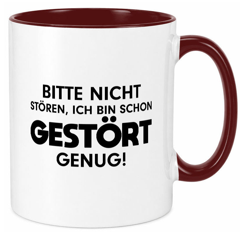 Bitte nicht stören | ich bin gestört Crazy lustig Humor Geschenkidee Geschenk