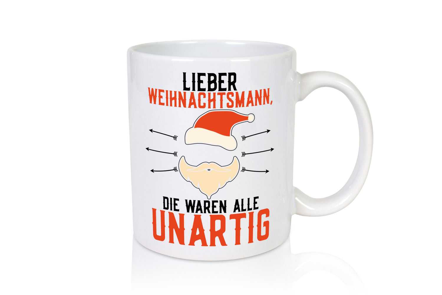 Die waren alle unartig | Weihnachtsmann Geschenke artig Geschenk Humor