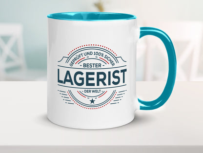 Geprüft und sicher: Lagerist | Lageristen Lager Arbeiter lustiger Spruch