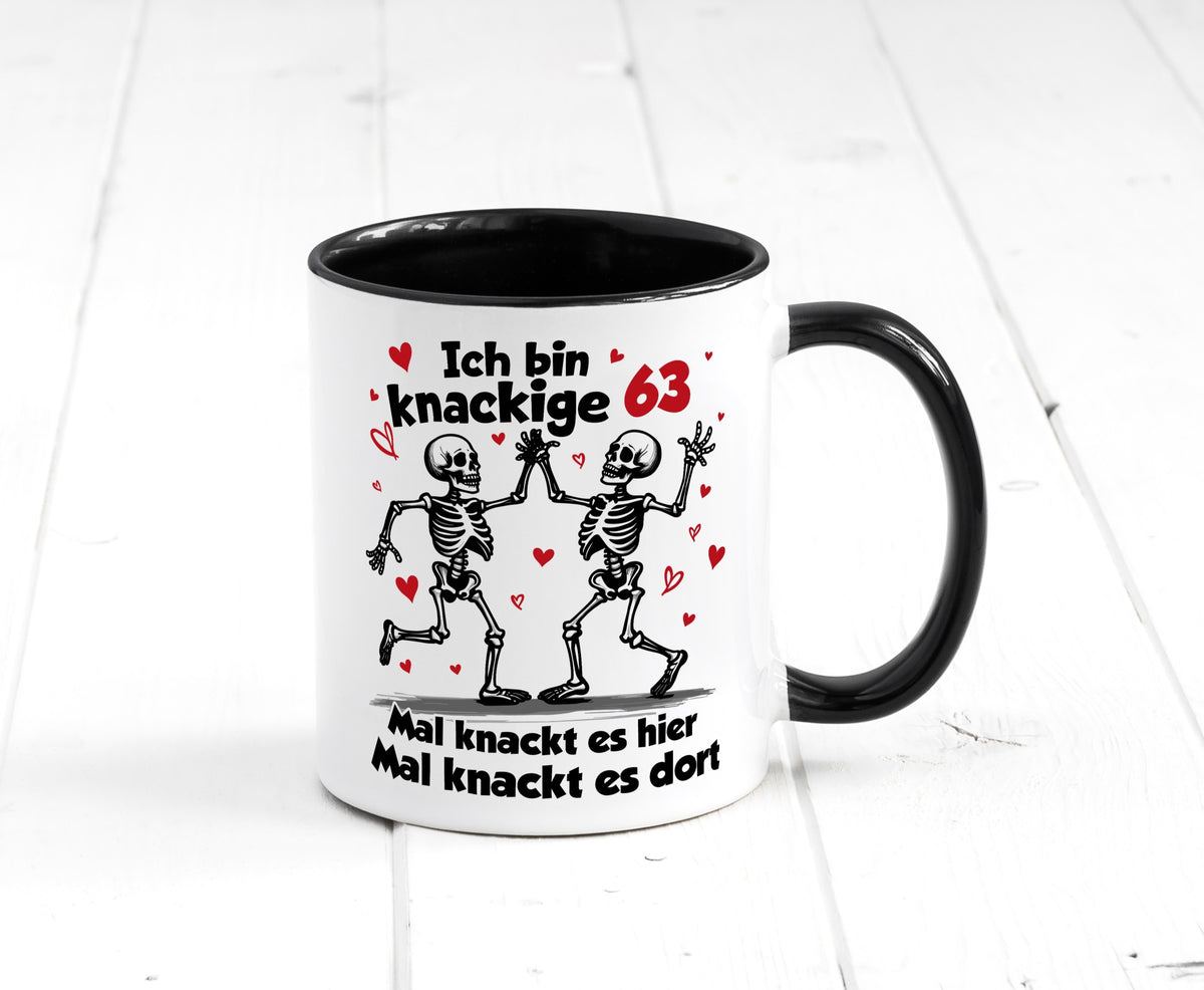 63. Geburtstag | Knackige 63 Ich bin alt v2 Geschenkidee Humor Tasse