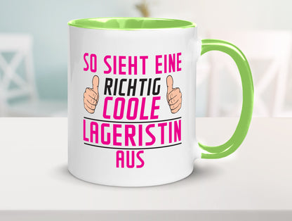 Richtig Coole Lageristin | Beruf Lager Arbeiterin Humor Arbeit Kollegen Büro