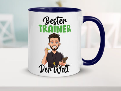 Bester Trainer | Verein Sport v2 Humor Geschenkidee Tasse
