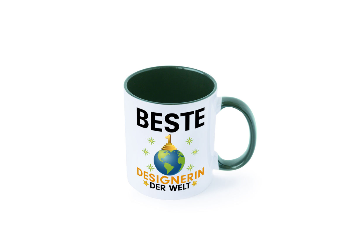 Welt Beste Designerin | Mode lustiger Spruch Geschenk Humor Geschenkidee Tasse