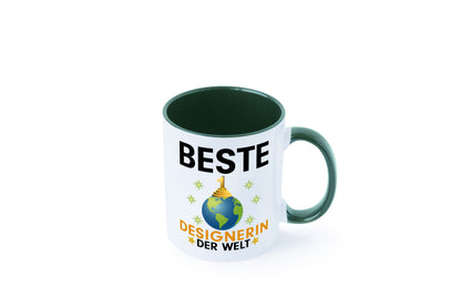 Welt Beste Designerin | Mode lustiger Spruch Geschenk Humor Geschenkidee Tasse