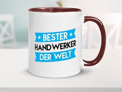 Bester Handwerker |Handwerk lustig Humor Geschenkidee Geschenk Tasse