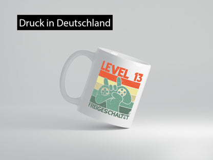 Level 13 Freigeschaltet | 13. Geburstag Teenager lustig Humor Geschenkidee