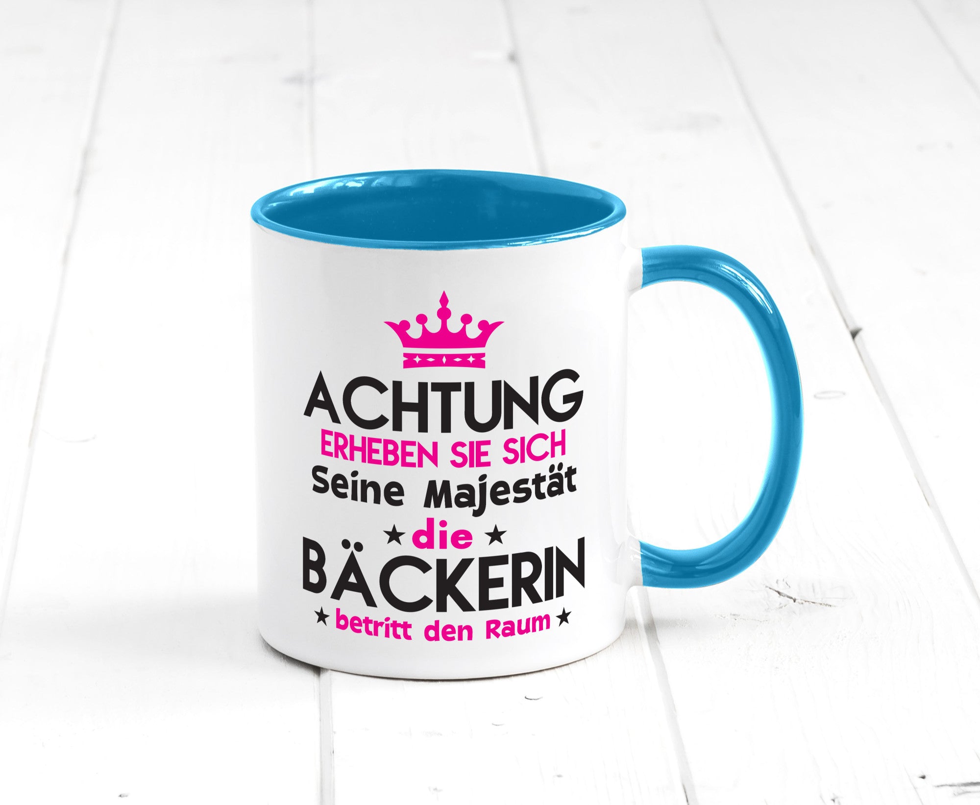 Seine Majestät Bäckerin | Bäckerei Frauen Backen Humor Geschenkidee Tasse