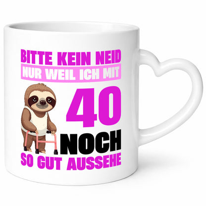 40. Geburtstag | Bitte kein neid Faultier 40 Jahre Geschenk Geschenkidee
