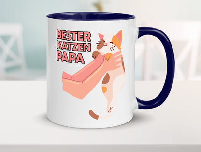 Bester Katzenpapa | Katze Gabel Geschenk Tierliebhaber Humor lustiger Spruch