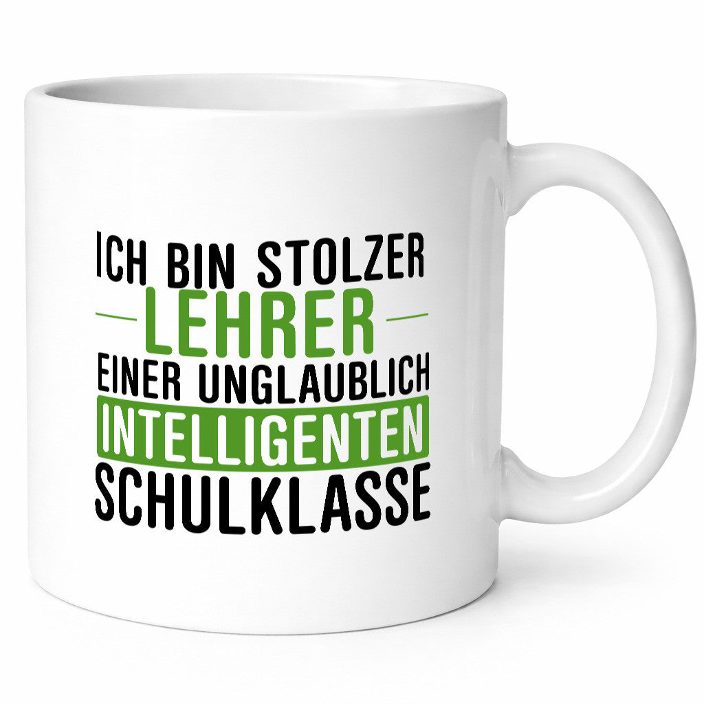 Ich bin stolzer Lehrer | Lehrerin Klasse Schüler v2 Humor Geschenkidee Tasse