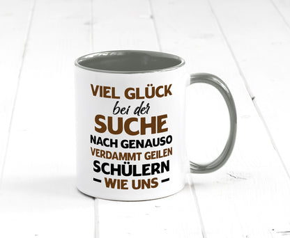 Viel glück | Geile schüler Schule Beste Lehrerin lustig Humor Geschenkidee