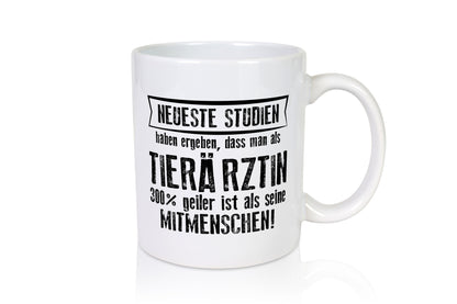 Neuste Studien: Tierärztin | Mediziner Tiermedizin Geschenk Tierliebhaber Humor