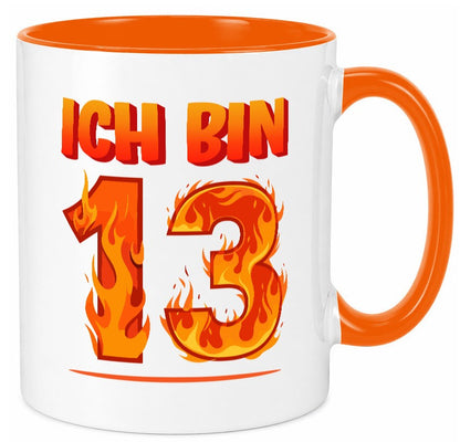 13. Geburtstag | 13 Jahre Drache lustiger Spruch Geschenk Geschenkidee Tasse