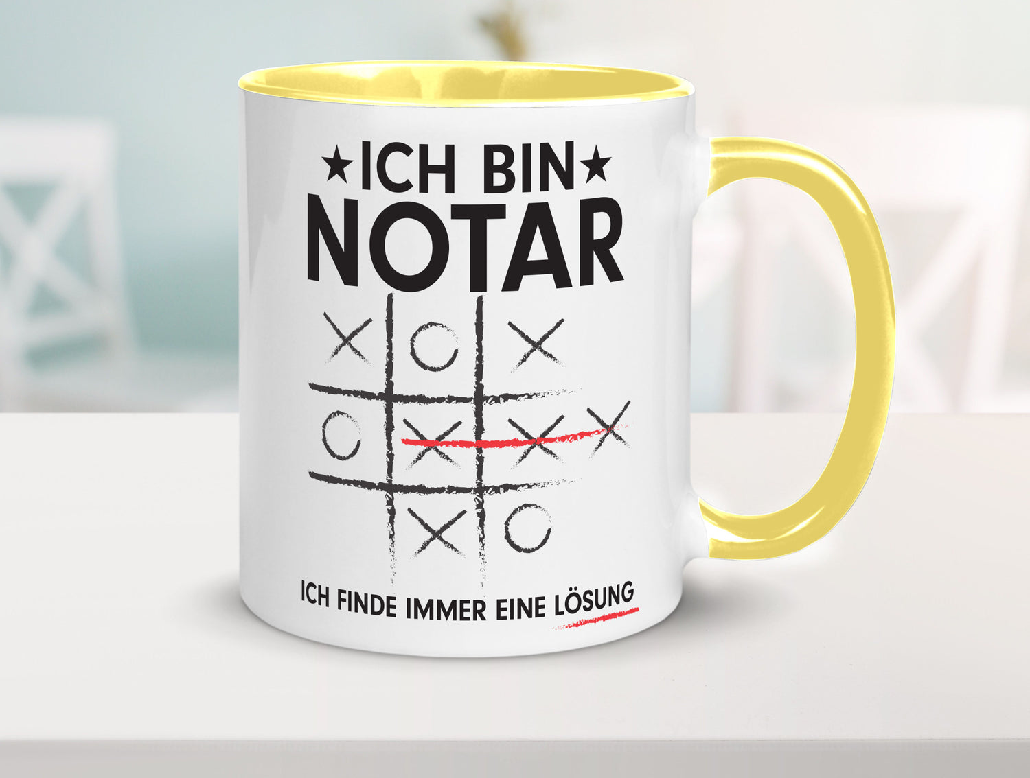 Löse Probleme: Notar | Jurist lustiger Spruch Geschenk Humor Geschenkidee Tasse
