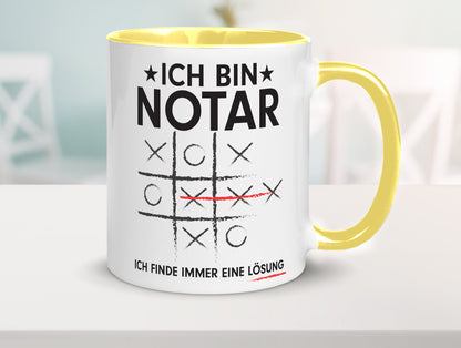 Löse Probleme: Notar | Jurist lustiger Spruch Geschenk Humor Geschenkidee Tasse