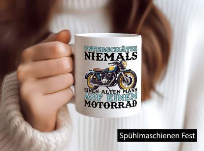 Biker Spruch | Männer Tasse Motorradfahrer Motorrad vl3 lustiger Geschenk Humor
