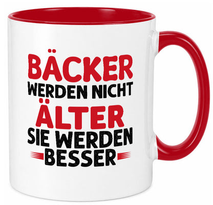 Bäcker werden nicht älter Sie besser lustig Humor Geschenkidee Geschenk Tasse