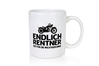 Endlich Rentner zeit fürs Motorrad | Biker Ruhestand Geschenkidee Jubiläum
