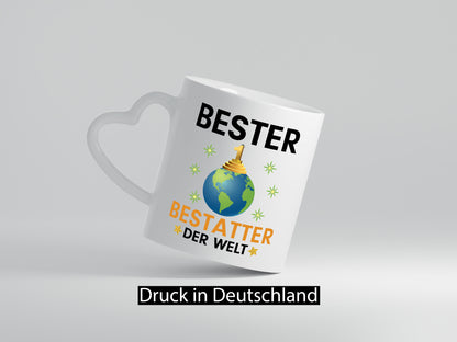 Welt Bester Bestatter | Bestattung Totengräber Humor Geschenkidee Tasse