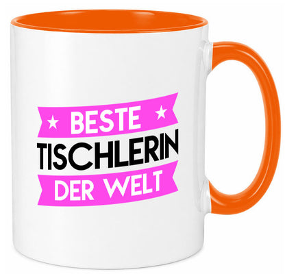Beste Tischlerin | Tischlerei lustiger Spruch Geschenk Humor Geschenkidee Tasse