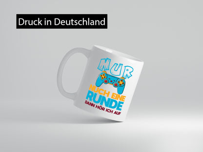 Nur noch eine Runde dann hör ich auf | Gamer Zocken lustig Humor Geschenkidee