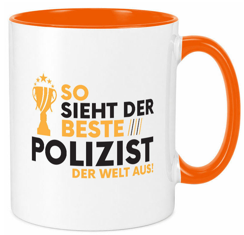 Der Weltbeste Polizist | Polizei Geschenkidee Humor Tasse