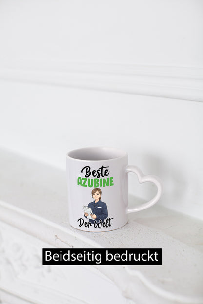 Beste Azubine | Ausbildung Lehre Lehrling v2 Humor Geschenkidee Tasse