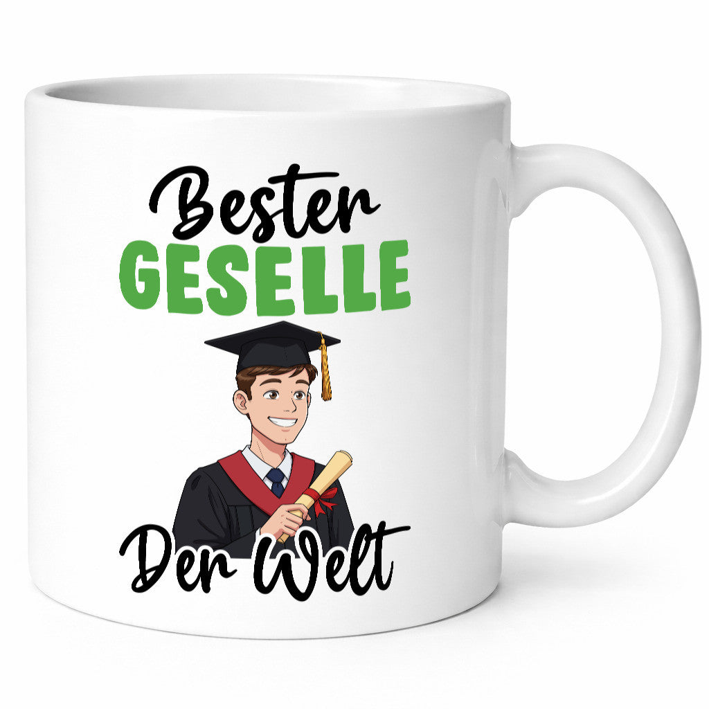 Bester Geselle | Handwerker v2 lustig Humor Geschenkidee Geschenk Tasse