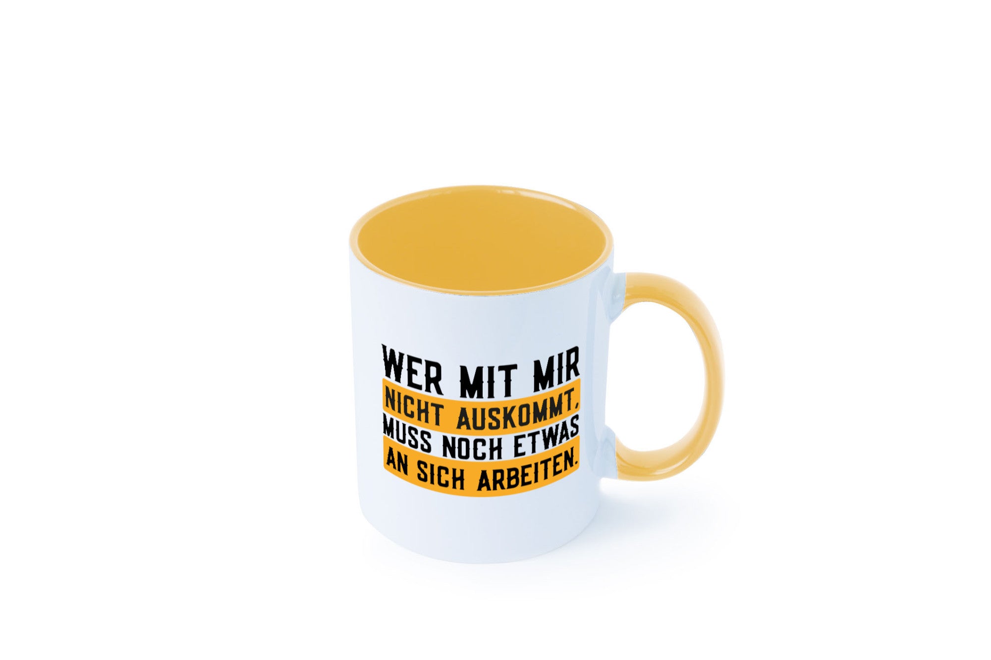 Wer mit mir nicht auskommt | Selbstbewusst lustiger Spruch Geschenk Humor