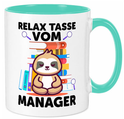 Relax Tasse: Manager | Management lustig Humor Geschenkidee Geschenk Tasse