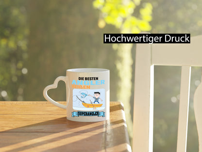 Die besten Angler heißen Superangler Geschenk Humor Geschenkidee lustiger