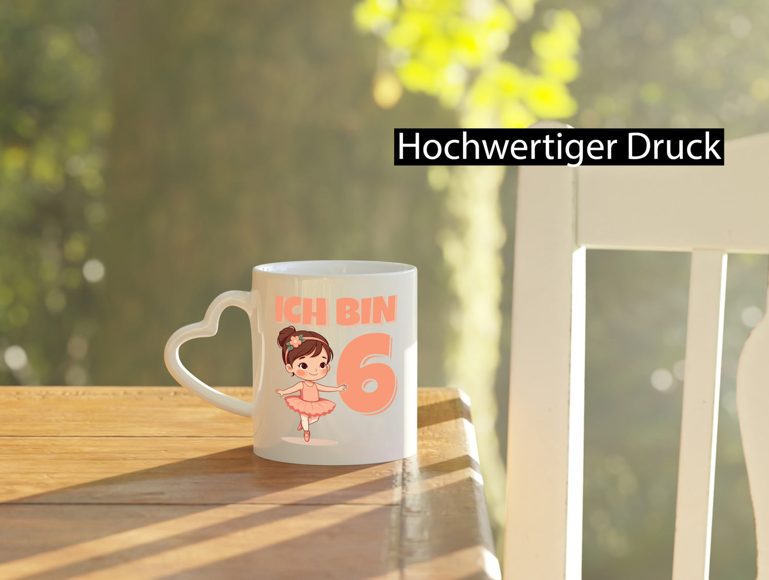 6 Geburtstag | Jahre Ballerina Mädchen Ballet lustig Geschenkidee Geschenk Tasse
