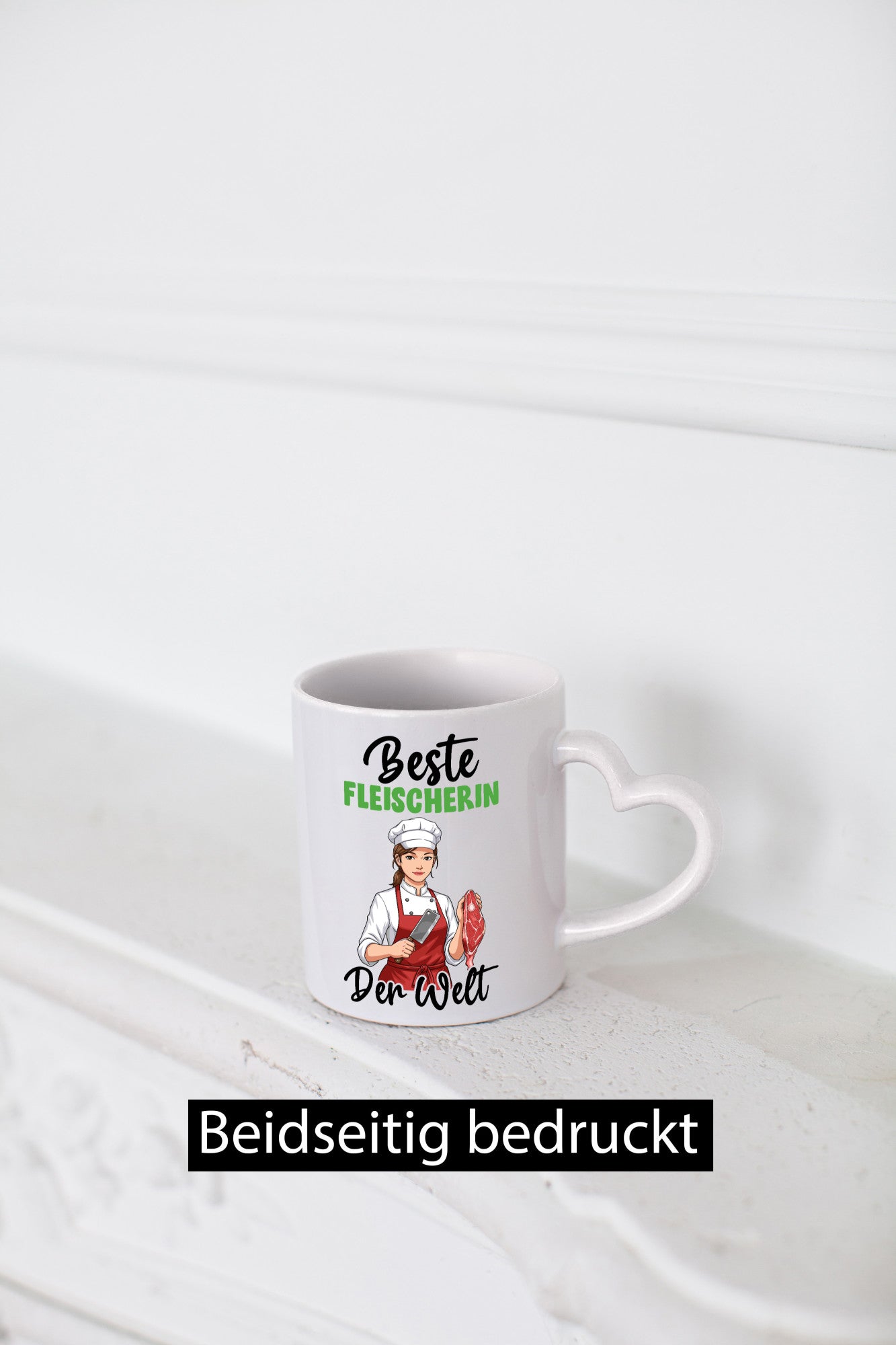 Beste Fleischerin | Schlachterei v2 Geschenkidee Humor Tasse