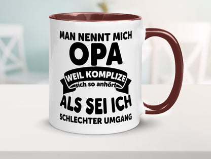 Nenn mich Opa, Komplize schlechter Umgang | Opa Witz Geschenk Familie