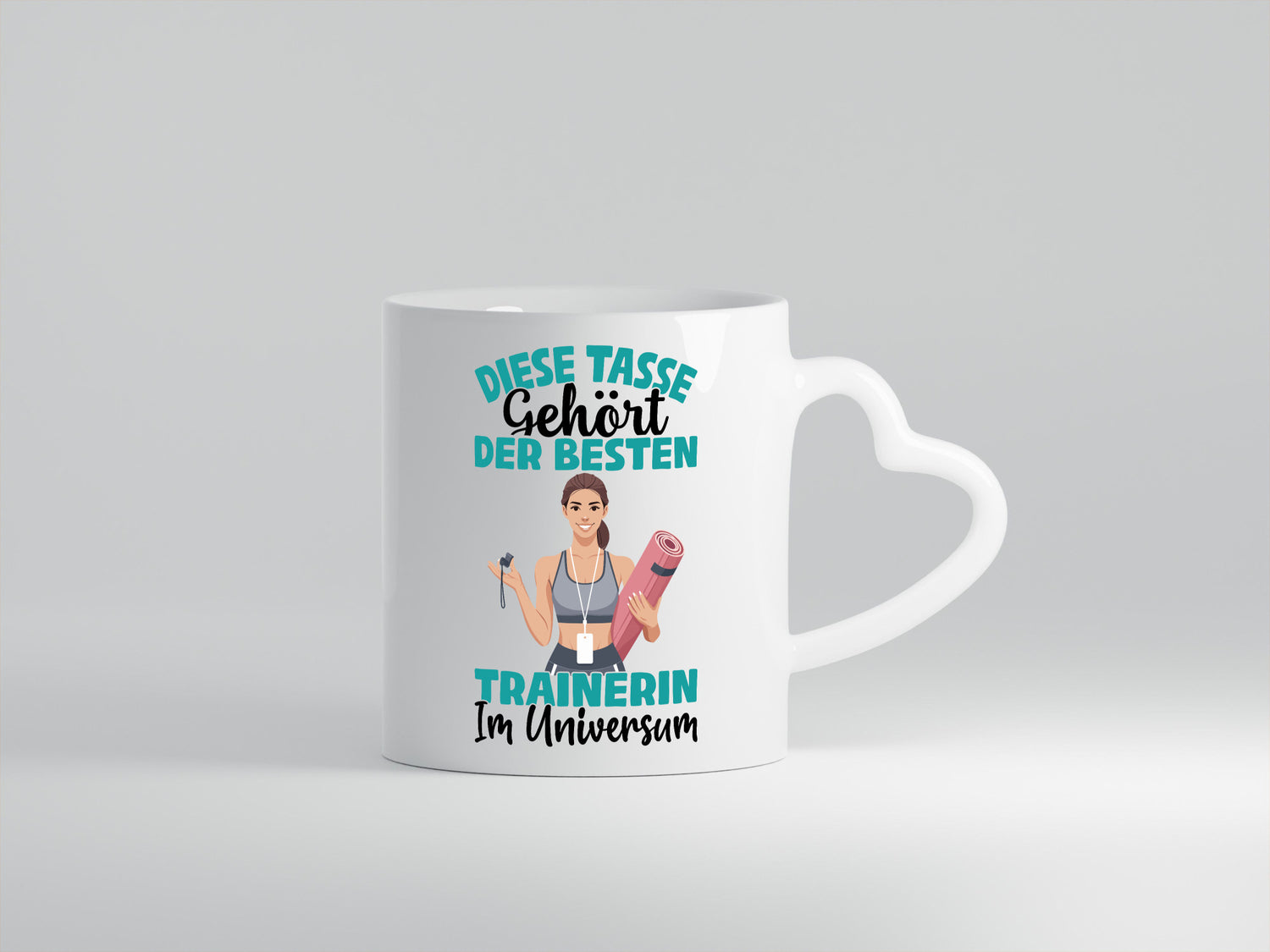 Im Universum: Trainerin | Sportverein Humor lustig Geschenkidee Geschenk Tasse