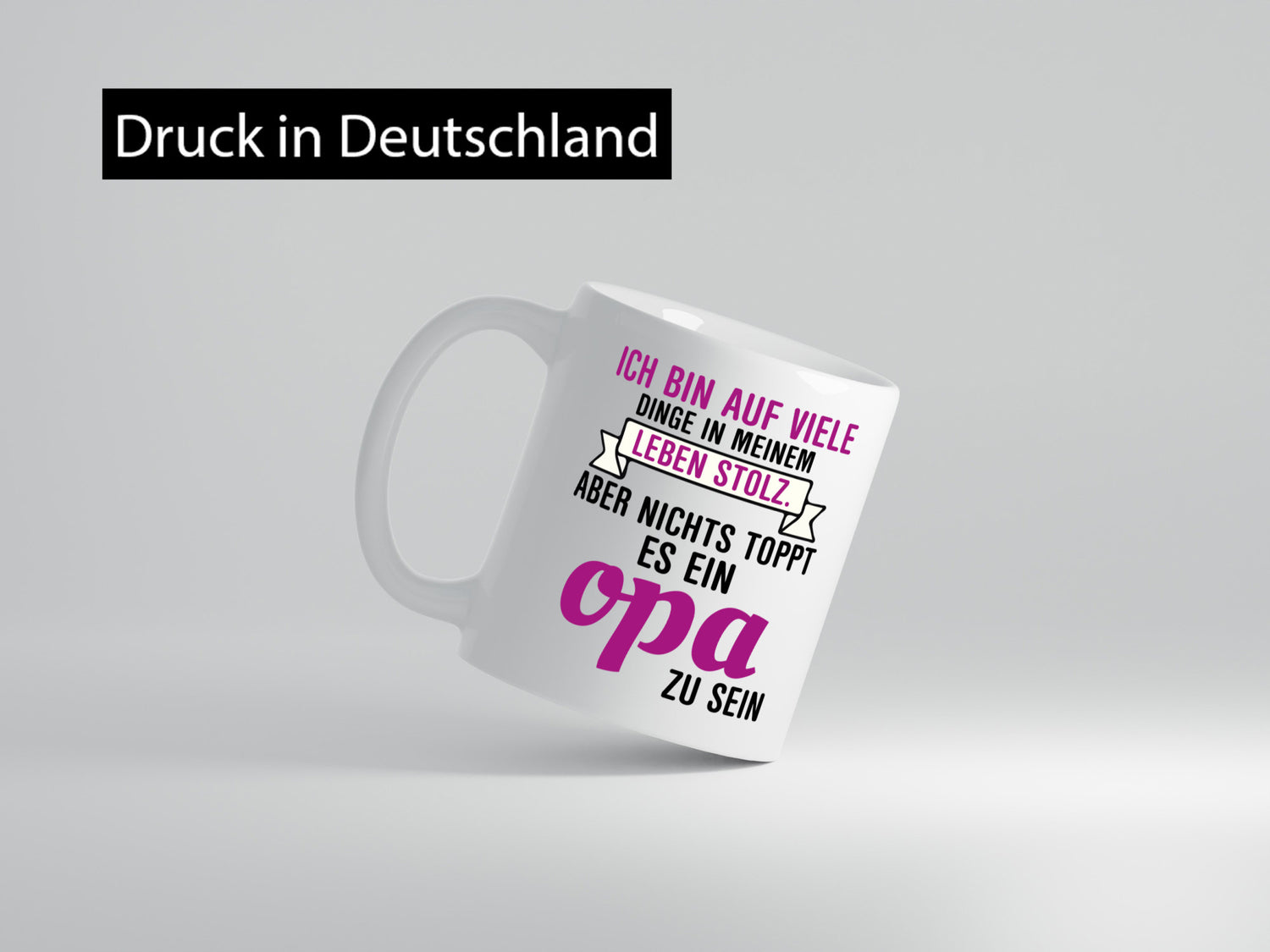 Opa Tasse | Stolzer Großvater Vatertag Enkelkinder Geschenk Familie