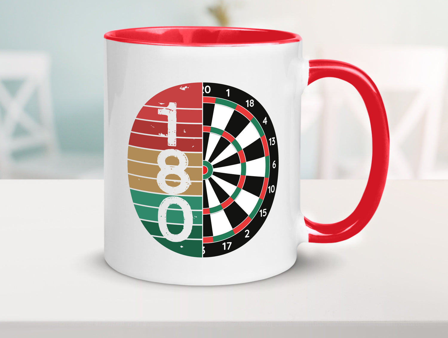 Dartsboard | Retro Dartspieler Kollege Freunde Geschenkidee Arbeit Kollegen
