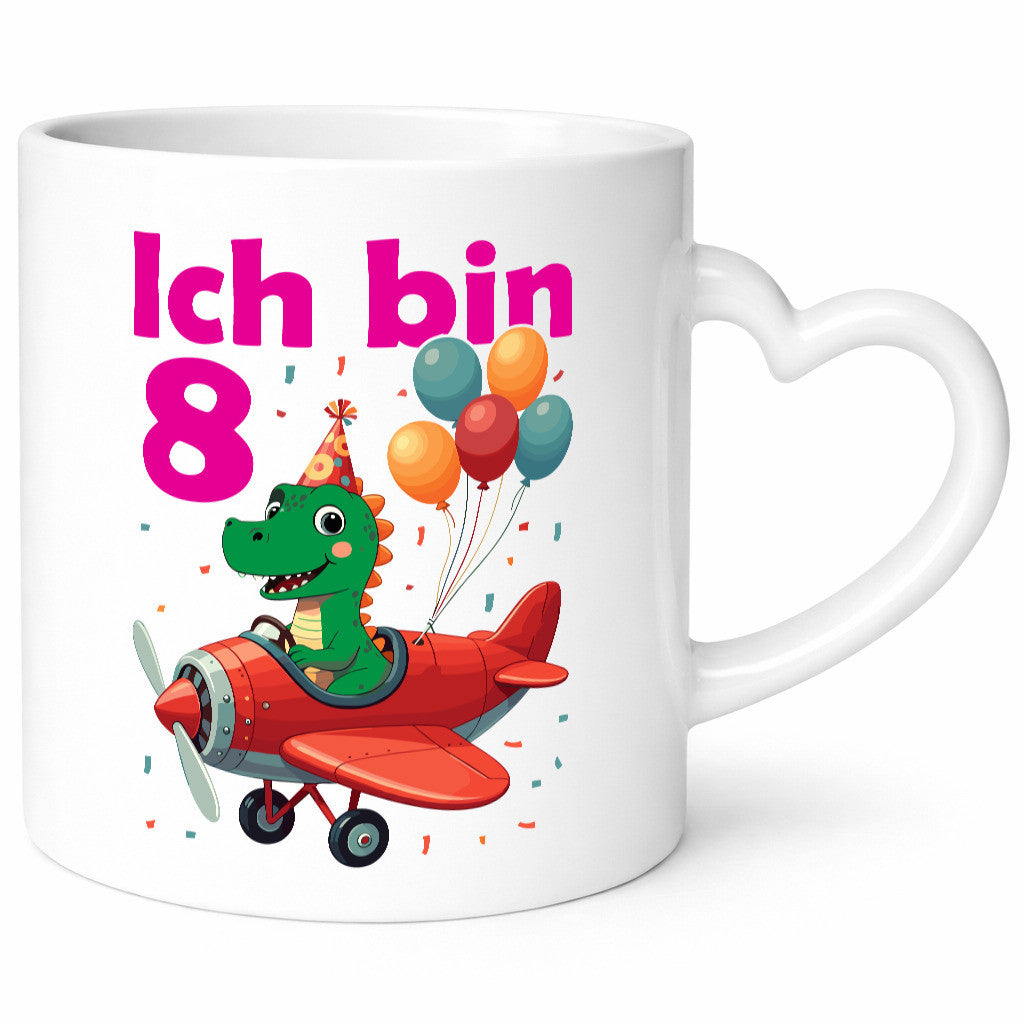 8. Geburtstag | 8 Jahre Drache Flugzeug Geschenk Geschenkidee lustiger Spruch