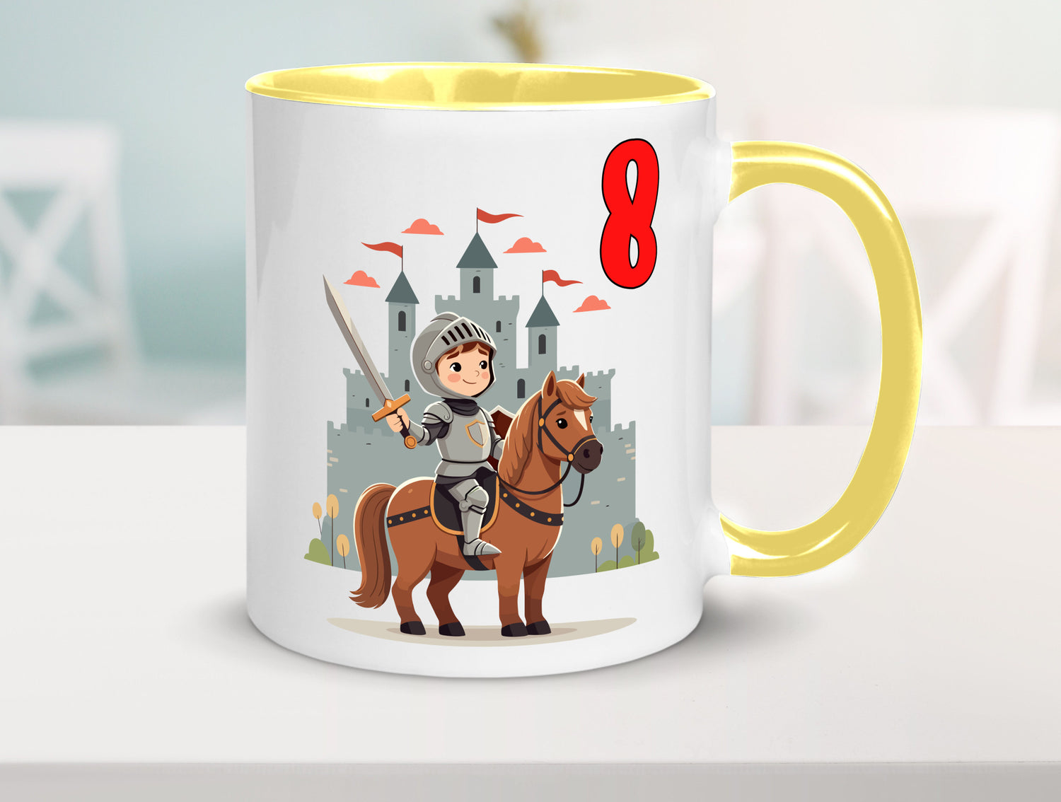 8. Geburtstag | 8 Jahre Ritter Junge Schloss Geschenk Geschenkidee lustiger