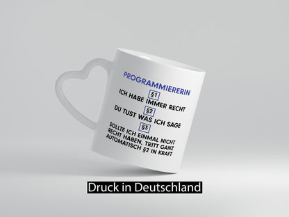 Ich habe immer Recht Programmiererin | Software Entwickler v2 lustig Humor